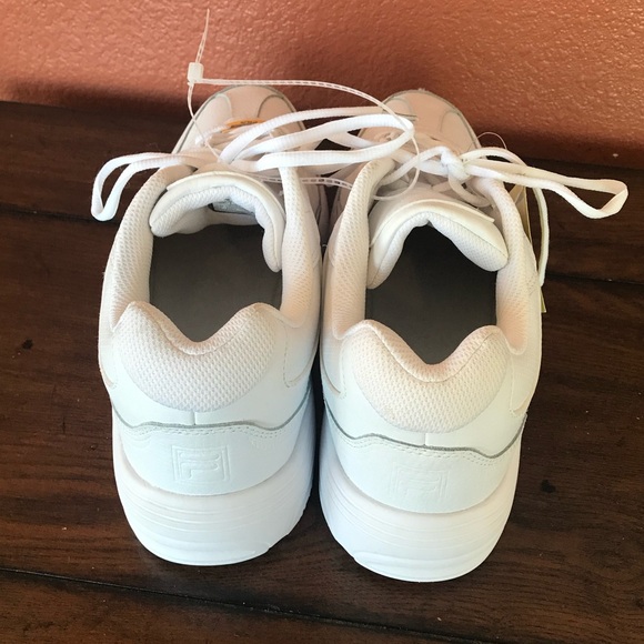 FILA Men’s 12 Memory White Workshift Non Skid Slip Resistant Work Shoes NWT - Picture 5 of 16